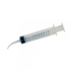 Safe-Dent- Disposable Impression Syringe, Monoject style, 12 cc Curved syringe, 50/BX  